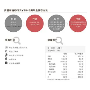 韓國正官庄高麗蔘精 EVERYTIME精緻禮盒30入(10mlx30包/盒) 過年禮盒 伴手禮 年節送禮 短效期特惠(2024/4/6)