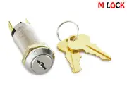 LOT OF 25 Switch Lock Single Pole Flat key Spade Terminal 3302-2 2341