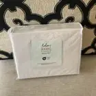 lala loom standard sheet set Cream Twin 1 Fitted, 1 Flat Sheet & 1 PillowcaseNEW