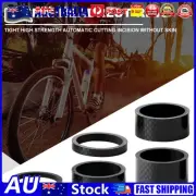 5pcs/set 1-1/8 inch Carbon Fiber MTB Bike Bicycle Headset Stem Spacers Washers A