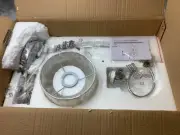 Warehouse of Tiffany TL1072 Swirl Crystal Table Lamp, Silver NEW IN BOX