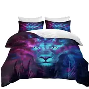 Animal Fantasy Art Firstborn Space Lion Quilt Cover