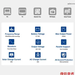 家用太陽能係統多功能太陽能逆變器太陽能逆變器純正弦波pmw液晶顯示器太陽能充電器控制器電池充電器逆變器