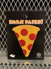 PIZZA EMOJI Patch 3" Embroidered Sew Iron On US COMPANY PEPPERONI
