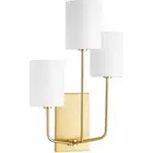 Quorum International 557-3-80 Harmony Wall Sconce Aged Brass