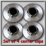 Brushed Aluminum Chevy Monte Carlo Center Caps 2002-2003 Chevrolet Monte Carlo