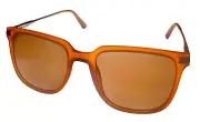 Kenneth Cole Reaction Mens Square Matte Crystal Beige Sunglass KC1400 47f