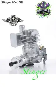 Stinger 20cc SE model RC plane 2Stroke Gas Engine With Exhaust. RCGF Hobby bolts