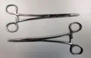 2-PR 8" Straight Hemostat Forceps Locking Clamps Fishing, Crafts,Hobby VALUE BUY