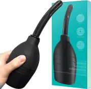 Douche Enema Bulb for Men or Women - with anti Back-Flow and 8 Shower Holes, Eas