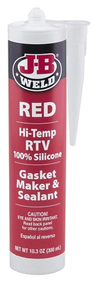 Hi Temperature RTV Silicone Gasket Maker and Sealant, Red, 292 G