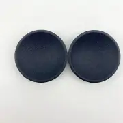 2- 54mm / 2.13" Speaker Dust Caps For Sub-Woofer Bass Speaker Black Paper W/ Lip