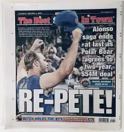 FEBRUARY 6, 2025 NEW YORK POST NY METS PETE ALONSO AGREES TO TWO-YEAR $54M DEAL