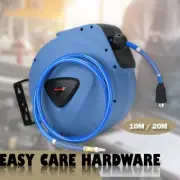 10m / 20m Retractable Auto Rewind Air Line Reel with Hose Compressor Wall Mount