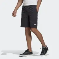 在飛比找momo購物網優惠-【adidas 愛迪達】短褲 運動短褲 男短褲 黑 TAPE