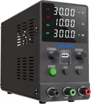 DC Power Supply Variable, 0-30V 0-10A Adjustable Switching DC Regulated Bench P