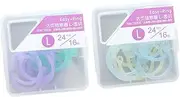 TEHAUX Plastic Binder Rings 2 Boxes/32pcs - 0.9 Inch Clear Loose Leaf Rings for Notebooks DIY Organizer - Multipurpose Binding Clips for Paper, Cards & Crafts