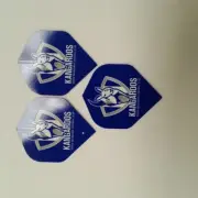 AFL Licensed DART FLIGHTS x 3 - North Melbourne KANGAROOS