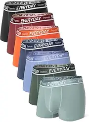 [Separatec] Men's Underwear Soft Micro Modal Comfort Fit Separate Pouch Trunks 3 Pack