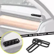 For 2022-2025 Jeep Compass Carbon Dashboard Side Air Vent Outlet Cover Trim 2PCS (for: Jeep)