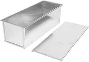Box Household Nonstick Loaf Pan with Lid Baking Mold for Toast and Bread Aluminium Alloy Kitchen Bakeware for Home and Professional Use Capacity