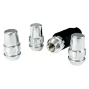 Chrome Cone Seat Acorn Wheel Locks Fits 1983-1988 Mitsubishi Cordia