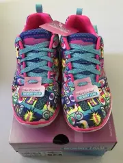 Skechers Girl's Skech Appeal 2.0 Chatter Charm 81691L MLT Multicolor Size 13.5