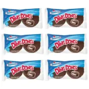 917901 6 X 72g PACK HOSTESS DINGS DONGS CHOCOLATEFLAVOUR CAKES 2 CAKES PER PACK