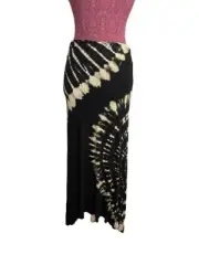 Kokomo Women's Skirt Black Tie Dye Size XL
