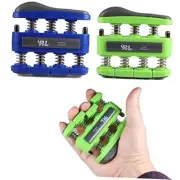 Finger Strengthener Grip, Finger Exerciser & Hand Strengthener, Light & Medium