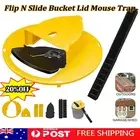 NEW Mouse Trap N Flip Slide Bucket Lid Mouse Rat Trap Mousetrap Catcher