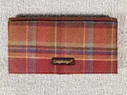 Longaberger RETIRED "TOBOSO PLAID " CHECKBOOK COVER - NEW
