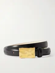 [Déhanche] Déhanche - Meri Leather Waist Belt - Black - M M Black