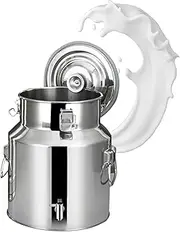 Heavy Milk Bucket 201 Stainless Steel Wine Bucket ucket Airtight Storage 22L/24L/28L MilkCans with Faucet for Liquid Storage and Transport
