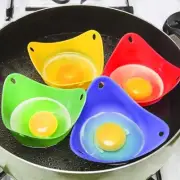 Silicone Egg Poacher Cups Egg Boiler Mold Cup for Microwave Air Fryer