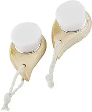 Face Washer, 2psc Soft Bristleface Wash Brush for Deep Pore Cleaning, Face Exfoliating Scrub Brush for Face Cleansing Skincare Massaging(Silvery）
