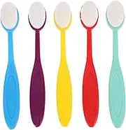 5pcs Toothbrush Makeup Brush Blending Brushes for Card Making Small Blending Brush Flat Ink Blending Brush Card Making Supplies Stamping Tools Painting Tools Writing Brush Plastics