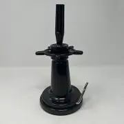Mannequin Head Stand Hairdressing Manikin Training Hat Holder Swivel Black