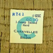 Genuine Caravelle RT61 GC30 Sweep Second Hand Watch Part 65C NEW OLD STOCK