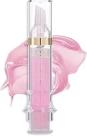 DAGEDA Lip Plumper, Plumping Lip Oil, Glossy Finish, Spicy Lip Gloss with Chili Extract, Ultra-Hydrating & Nourishing Plump, Lip Moisturizing Makeup - 02 Shimmer