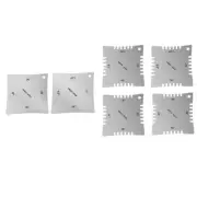 Stainless Steel Guitar Notched Radius Gauge Measuring Tool Set Guitar Fret Ruler