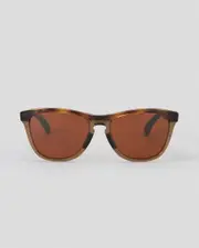 [Oakley] Oakley Men's Frogskins Range Prizm Polarised Sunglasses in Brown Tort/Prizm Tungsten One Size Brown Tort/Prizm Tungsten
