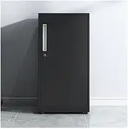 Black Steel Home Office Storage Cabinet with Lock 85cm High Capacity File Cabinet for Letter, Legal, A4 Documents