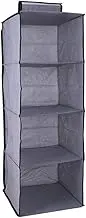 4-layer Non-woven Closet Wardrobe Cabinet Organizer Pockets Hanging Closet Organizer Hanging Storage shelf Hanging Accessory Shelves Clothing & Closet Storage Organizer
