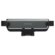 Metal Gravity Linkage Automatic Lock Air Vent Car Phone Holder For 4.7-6.5 inch Smart Phone
