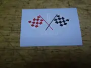 Schwinn Approved Stingray 5 Speed Bicycle Checkered Flag Seat Post Decal