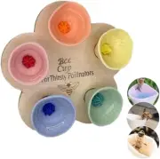 Colorful Resin Bee Cups for Garden Insect Drinking Cup for Thirsty Pollinators,