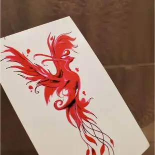 【萌古屋】火鳳凰 - 男女防水紋身貼紙刺青貼紙K36