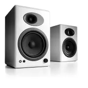 Audioengine 5+ Classic Powered Bookshelf Speakers Pair Hi-Gloss White (90021910)