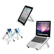Universal Rotatable Stand Holder For Iphone Samsung Smartphone 3"-6" iPad Tablet 7"-10" Laptop Under 14" 33 WHITE